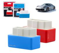 XINCHEN Syngas OBD Fuel Saver, Syngas OBD Kraftstoffsparer, Fuel Saver Chip Box, Optimiert Motorkraftstoff, Verbessert Benzinverbrauch, Gilt Für Alle Fahrzeuge (2 Rot)