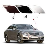 Xinpin Abdeckung für Abschleppöse für die vordere Stoßstange, passend für Mercedes Benz E-Klasse W212 E300 E350 E400 E550 2010 2011 2012 2013 2128850126 A2128850126 (schwarz, rechte Beifahrerseite)