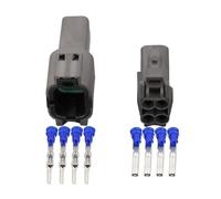 XIOKLM 4-poliger Kfz-Steckverbinder der Serie 1,5, wasserdichter Steckverbinder aus Kunststoff mit Anschluss DJ7044C-1,5-11/21 4P(5 Sets Male Female)