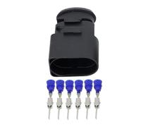 XIOKLM 6-poliger Kfz-Kabelbaum-Steckverbinder, Steckverbinder-Header DJ7065A-3.5-11/21, wasserdichter Steckverbinder(Male Plug,10 Sets)