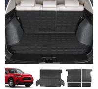 xipoqix Kofferraummatte Rückenlehnenmatte kompatibel mit 2016-2022 Honda HRV TPE Allwetter-Cargo-Einlagen austauschbar für 2016 2017 2018 2019 2020 2021 2022 Honda HR-V Zubehör (Cargomatte +