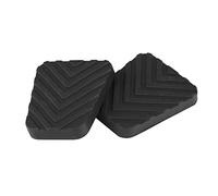 Xiuganpo Kupplungsbremspedal-Gummiabdeckung, Kompatibel mit Tiburon, Einfach zu Installierendes Pedalgummi für Getz Scoupe, 2 Stück Schwarze Abdeckung