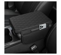XIXID 1 stück Auto mittelarmlehne Kissen für BMW 6er Cabrio (F12 Bj.2011-2018), Konsole ellbogenstütze erhöhung komfortabel schutzmatte Memory Schaumstoff,Black