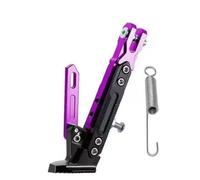 XJQHK Motorrad Seitenhalterung für Honda NT 1100 2022 2023 2024 2025 2026, Metall rutschfeste Verstellbare Parkbein Ständer, Motorrad Änderung Kickstand Zubehör,J