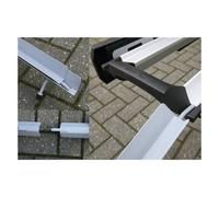 XLC Auffahrschiene für Heckträger Azura Xtra, grau (1 Stück)