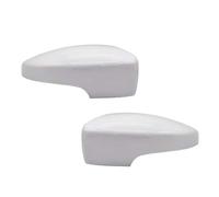 XNASU Spiegelkappen für Ford Kuga Ecosport 2013-2019, Rückspiegel Abdeckung Auto Seitenspiegel Außenspiegel Abdeckkappe Links Rechts Ersatz, White- 1 Pair