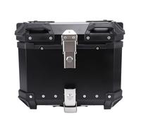 XNXYSMKJ Motorrad-Topcase, 36 l, robuste Aluminiumlegierung, universelle Motorrad-Heckbox mit Sicherheitsschloss, wasserdicht, multifunktional (Black)