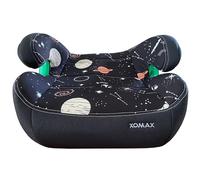 XOMAX KBH310 Kindersitz Sitzerhöhung mit ISOFIX I mitwachsend I 15-36 kg, ca. 6-12 Jahre, Gruppe 2/3 I bequeme Armlehnen I ECE 8, Farbe:Weltall