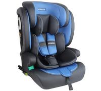 XOMAX LM238 Kindersitz mit ISOFIX I mitwachsend I 9-36 kg, 15 Monate - 12 Jahre, Gruppe 1/2/3 I 5-Punkt-Gurt und 3-Punkt-Gurt I Bezug abnehmbar und waschbar I ECE R129 I anthrazit-blau