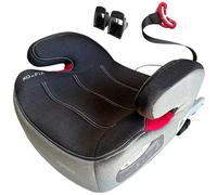 XOMAX XL313 Kindersitz mit ISOFIX und Gurtfuhrung I mitwachsend 15-36 kg, ca. 6-12 Jahre, Korpergroße von 125-150 cm, Gruppe 2/3 I Bezug abnehmbar und waschbar I ECE R129 I grau