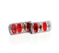 XPOtool Rückleuchten 2er RFS-Tüllenanschluss T.2, Anhänger Beleuchtung 223 x 101 x 53 mm, Anhänger Rückleuchten E4 geprüft