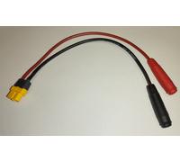 XT60H-Buchse auf 4mm Bananenbuchse Ladekabel Adapter AWG14