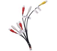 Xtenzi XT91920A Cinch-Kabelbaum, Auto-Audio-Video, kompatibel mit Pioneer DMH160BT, DMH1700NEX, DMH1770NEX, DMHW2700NEX, DMHW2770NEX