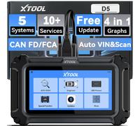 XTOOL D5 Profi KFZ Diagnosegerät OBD2 Scanner FehlerAuslesegerät TPMS EPB SAS DE