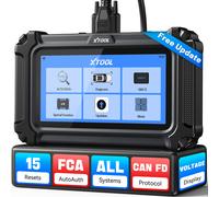 XTOOL D6 OBD2-Scanner, 2026 Scan-Tool zur umfassenden Systemdiagnose, kostenloser Update-Scan-Tool mit 15 Dienstleistungen, Kurbelsensor-Neulernung, Drosselklappe-Neulernung, Ölwechselzähler zurückset