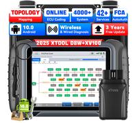XTOOL D8W Diagnosewerkzeug Bidirektionale Schlüsselprogrammierung IMMO + XV100