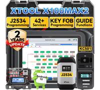 XTOOL X100MAX 2 Profi KFZ OBD2 Diagnosegerät Scanner J2534 ECU Programmier IMMO