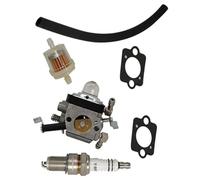 XUBOR Vergaser-Zündkerzen-Set, Wacker BS50-2 BS50-2i Rasenmäher-Motor-Ersatzteile, Mähervergaser, Vergaser-Reparaturzubehör Vergaser-Ersatzteilsatz