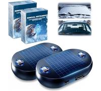 XUDUOO 2PCS Auto Enteiser Elektromagnetisch, Elektromagnetische molekulare Interferenz Frostschutzmittel Schneeräumungswerkzeug, Tragbarer Autoentfroster Frostschutz, Schnelles Enteisungs(B)