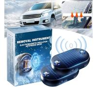XUDUOO Auto Enteiser Elektromagnetisch, Elektromagnetische molekulare Interferenz Frostschutzmittel Schneeräumungswerkzeug, Tragbarer Autoentfroster Frostschutz, Schnelles Enteisungs (2Pcs)