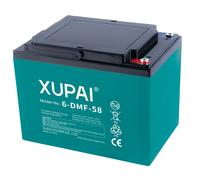 XUPAI Blei-Gel-Akku 12V 58Ah Kabinenroller E-Mobile Elektromobil Solar langlebig