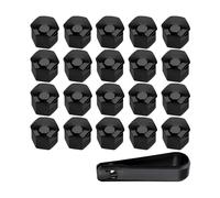 XWIXZ 20 Stück Auto radschraubenkappen, für VW Touareg 3 (ll) CR7 2018-2023 Auto Rad Mutter Nabenschraube Schutz Diebstahlschutz-Abdeckkappe,A-19mm