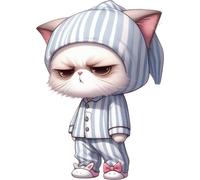 XXL 18X18 Autoaufkleber Lustiger Katzen Aufkleber Wetterfester Vinyl