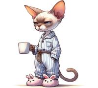 XXL 18X18 Autoaufkleber Lustiger Katzen Aufkleber Wetterfester Vinyl