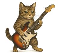 XXL 30X30 Autoaufkleber Katze mit Sonnenbrille Aufkleber