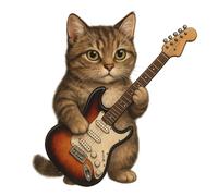 XXL 30X30 Autoaufkleber Katze mit Sonnenbrille Aufkleber