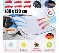 XXL Scheibenabdeckung Auto Frontscheibenabdeckung Winter Frostschutz mit Magnet