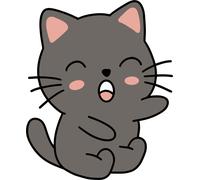 XXXL 40X40 cm Autoaufkleber Sticker Katzen Aufkleber