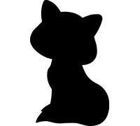XXXL 50X50 cm Autoaufkleber Sticker Katzen Aufkleber