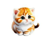 XXXL 60X60 cm Autoaufkleber Sticker Katzen Aufkleber