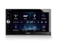 XZENT X-107 - 2 Din Autoradio für Autos und Reisemobile, Multimediasystem mit 6,75“ / 17,1 cm Touchscreen, Mediencenter mit DAB+, USB, UKW, Bluetooth, WebLink
