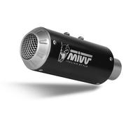 Y.075.SM3B - Auspuffanlage MIVV MK3 Schwarzer Edelstahl YAMAHA XSR 125 (22-23)