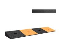 YAEGER Rollstuhlrampe 3cm/4cm/5cm Hohe Stufenrampe Türschwellenrampe Tragbare rutschfeste Bordsteinrampe für Bürgersteig/Motorrad/LKW/Garage/Auto Gummi Rampe(3cm Rise high)