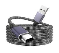 Yaekea 6.6FT Mini USB Kabel Kompatibel mit Garmin GPS, Canon/Nikon Kamera, PS3 Controller, Blue Yeti Mikrofon, Texas Instruments Rechner, Gopro Hero, Dash Cam Zwei-Ton geflochtenes Mini Kabel