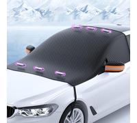 yahabb Auto Windschutzscheiben Abdeckung für Nissan Pulsar, Scheibenabdeckung Magnet Auto Windschutzscheibe Abdeckung gegen Schnee, Frost, EIS, UV