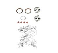 Yamaha XVS 1100 Drag Star V Star Auspuff Krümmer Verbinder Dichtung Satz
