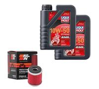 Yamaha YZ 250 F 4T CG33 2011, LIQUI MOLY 10W-50 Off. Race 2L, K&N Ölfilter Set