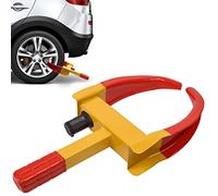 YARDIN Parkkralle Radkralle Wegfahrsperre Anhänger Universal Auto Diebstahlsicherung Wohnwagen Schließzylinder aus Reinem Kupfer inkl.2×Schlüssel