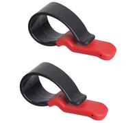 YARNOW Auto Sonnenbrillenhalterung 1 Satz mit 2 Stück aus Abs Undpc Kreativer Visierclip zum Schutz vor Kratzern und Bruch für Sonnenbrillen und Brillen im Auto Zufällige Zufällige Farbe