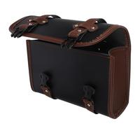 YARNOW Motorrad Satteltaschen Organizer aus Pu Leder mit Einfacher Installation und Vielseitigem Design Braune Seitentaschen für Outdoor Motorradzubehör und Gepäckträger