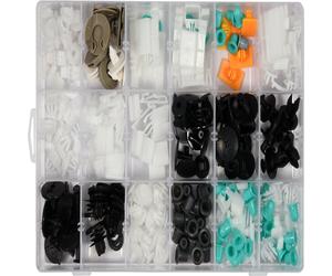 Yato AUDI Nieten, Clips Set, 160 Stück - mehrfarbig Kunststoff TRI-YT-06664