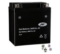 YB10L-A2 JMT Gel Batterie für XV 125 N Virago 80 kmh Baujahr 1997-2000