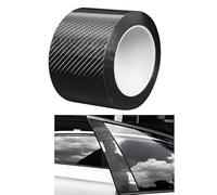 YBERLAOBAN 7cm×10m Auto-Stoßstangenschutz für BMW X1 E84 2009-2015, Türkantenschutz, Einstiegsleistenschutz, Carbonfaser Türschwellenschutz, Kratzfest