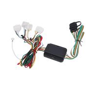 Yctze 4-poliger Kabelbaum für Anhängerbeleuchtung 55379 - 4-Wege-Flachstecker-Ersatz 1995-2004, Stecker und Installation, Kompatibel mit Anhängern, Fahrradträgern und Trägern