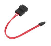 YDuupxe Professioneller Kfz-Mini-Flachsicherungshalter, 20 A, Robuste Drahtverlängerung für Schwer Zugängliche Sicherungskastenplatten mit 16 AWG-Kabelbaum für Einfaches (ACK S 10,9 mm)