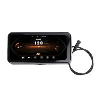 Yechiry Motorrad-Dashcam, 6,25 Zoll, 12 MP, Dual-Kamera, Wasserdichter Front- und Heckrekorder für Sichere Fahrbegeisterte